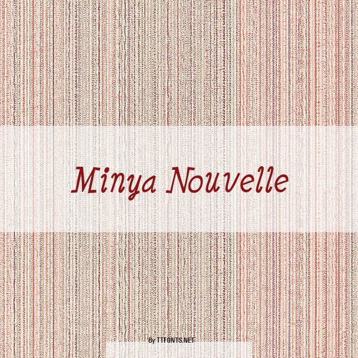 Minya Nouvelle example