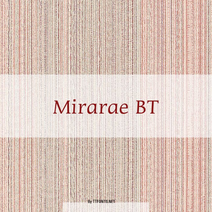 Mirarae BT example