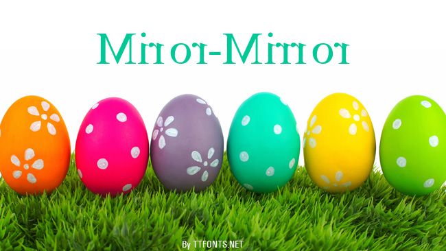 Miror-Mirror example