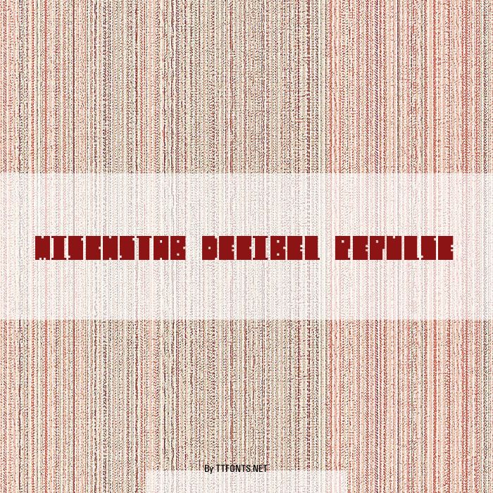 Mischstab Decibel Repulse example