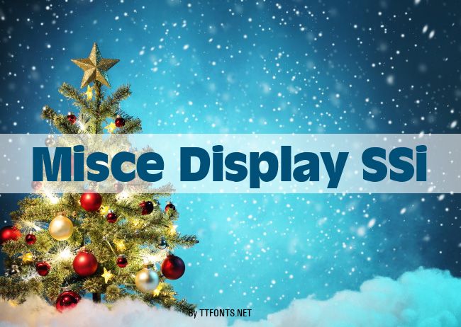 Misce Display SSi example