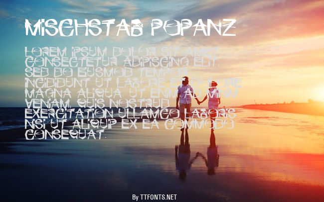 Mischstab Popanz example