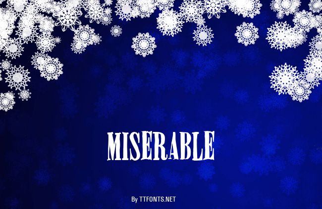 Miserable example