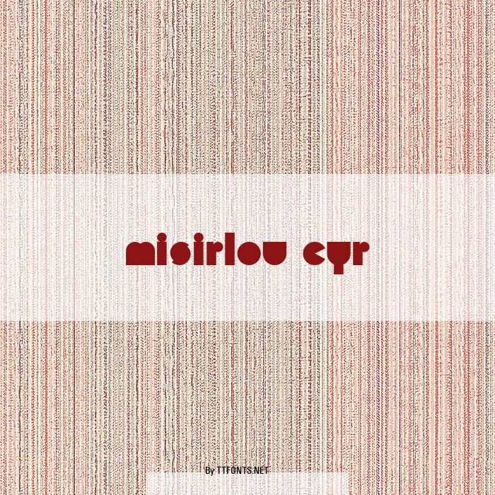 Misirlou Cyr example