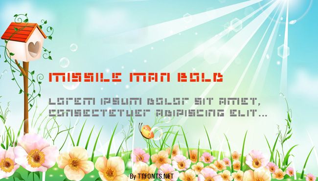Missile Man Bold example