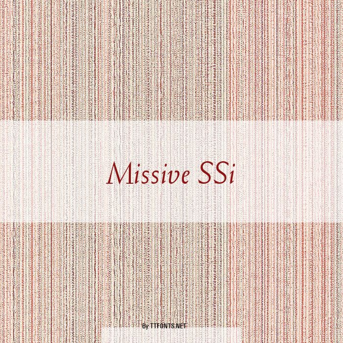 Missive SSi example