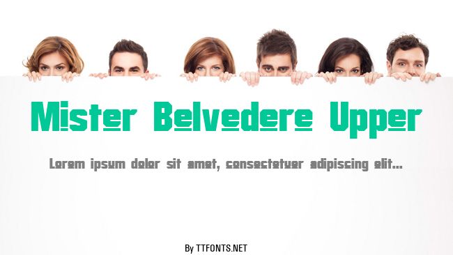 Mister Belvedere Upper example