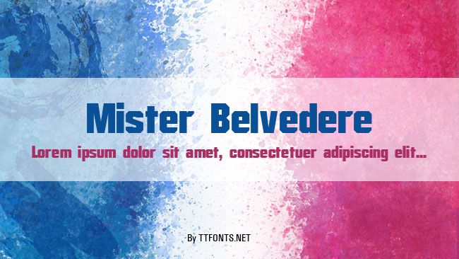 Mister Belvedere example