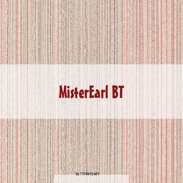 MisterEarl BT example