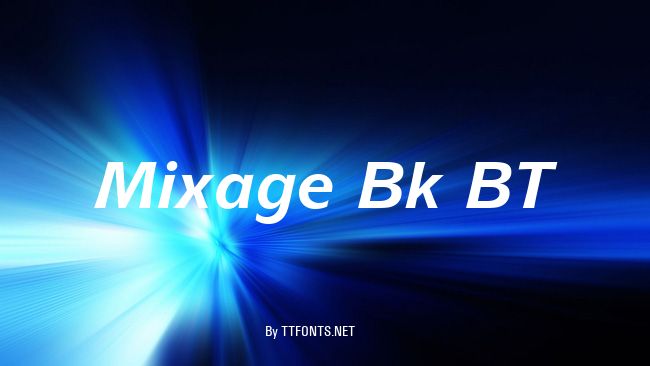 Mixage Bk BT example