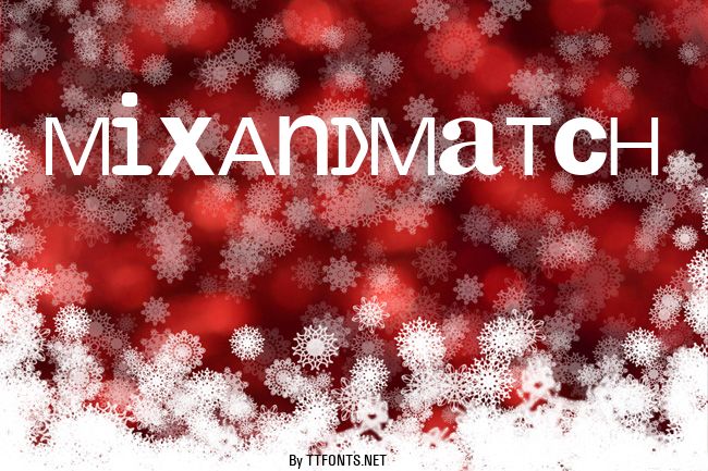 MixAndMatch example