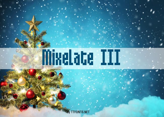 Mixelate III example