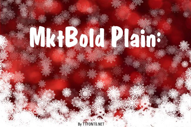 MktBold Plain: example