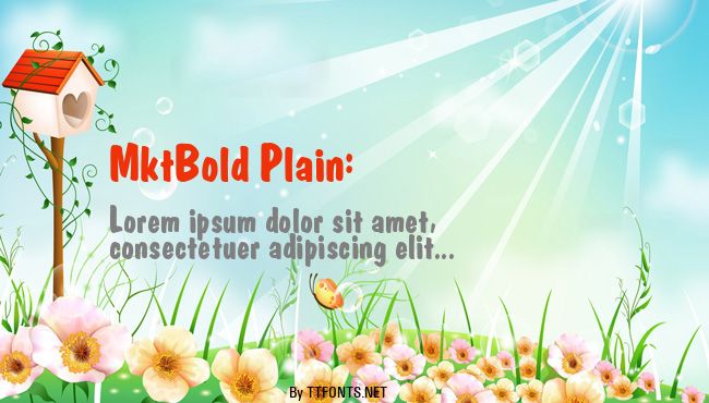 MktBold Plain: example