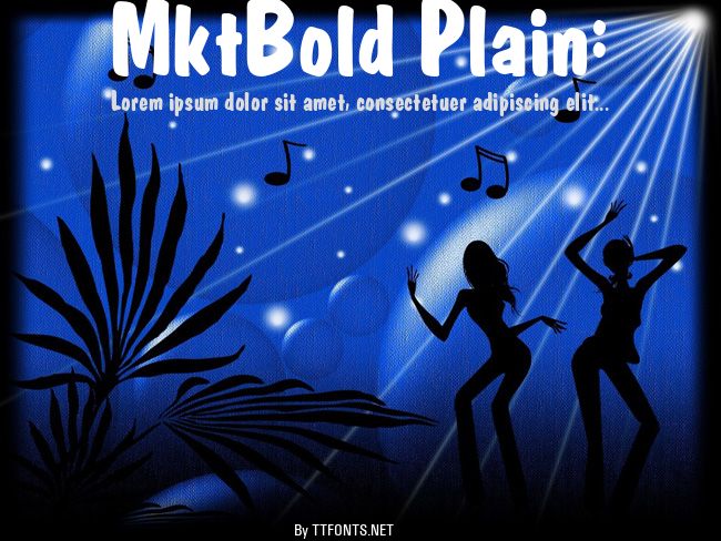 MktBold Plain: example