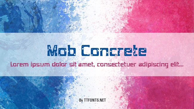 Mob Concrete example