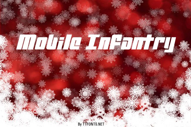 Mobile Infantry example