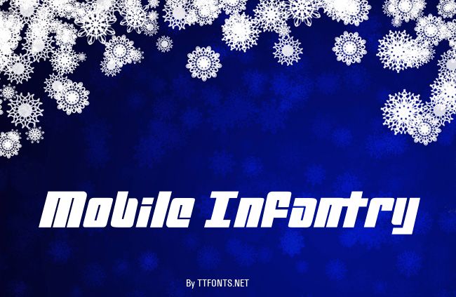 Mobile Infantry example