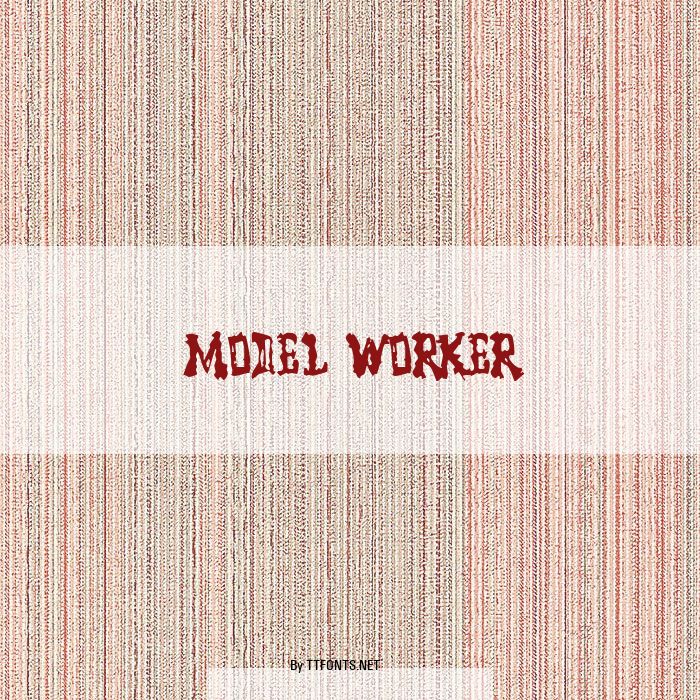 Model Worker example