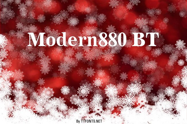 Modern880 BT example