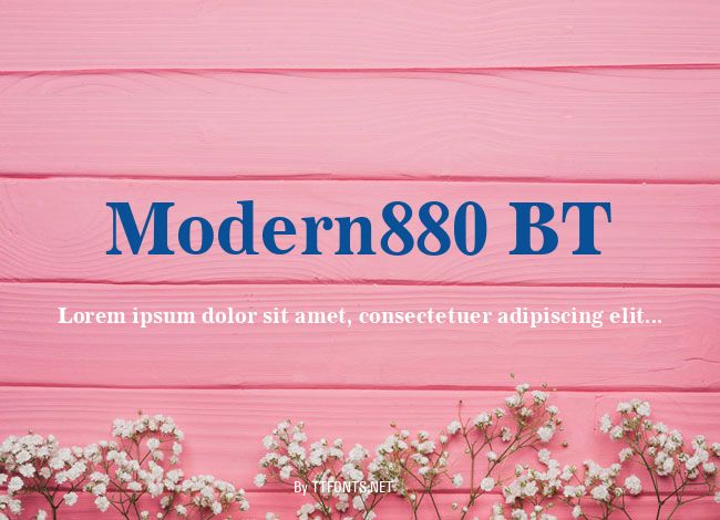 Modern880 BT example