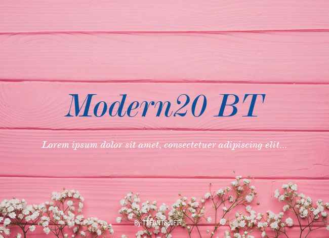 Modern20 BT example