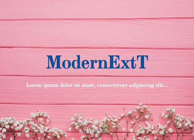 ModernExtT example