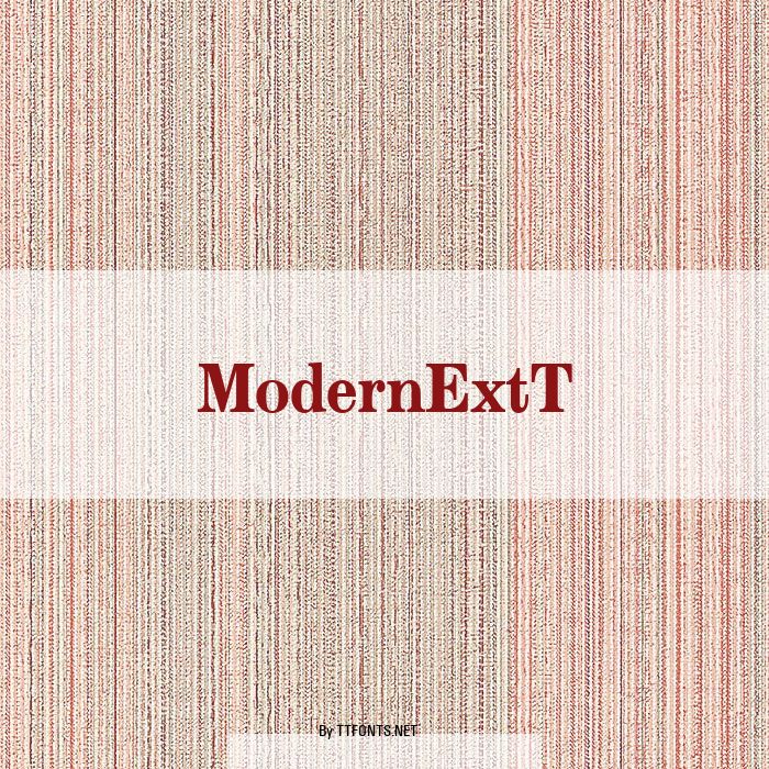 ModernExtT example