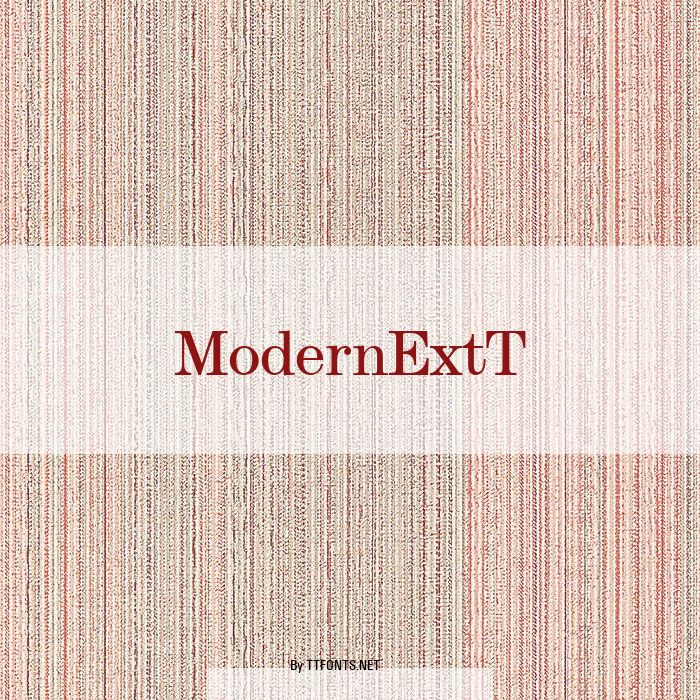 ModernExtT example