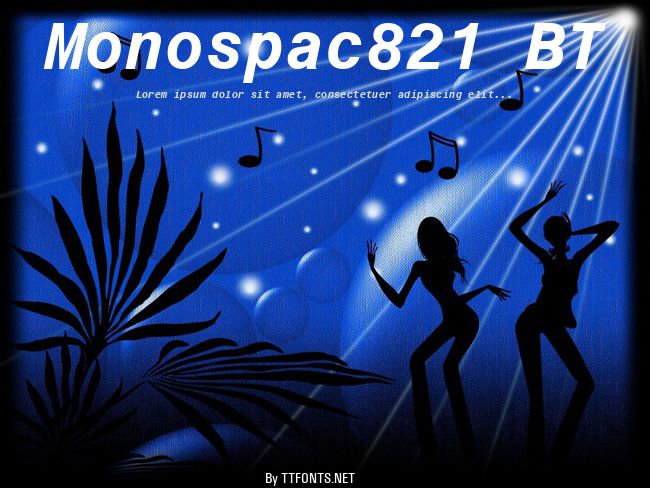 Monospac821 BT example