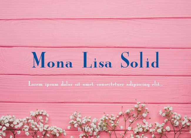 Mona Lisa Solid example