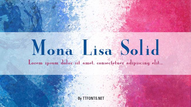 Mona Lisa Solid example