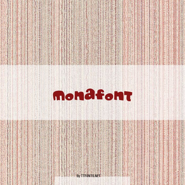 Monafont example
