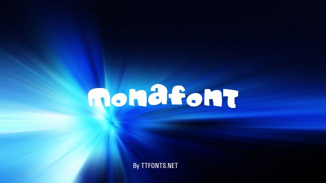 Monafont example