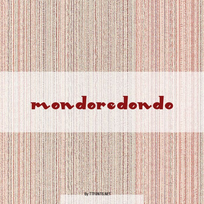 MondoRedondo example