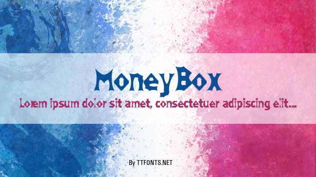 MoneyBox example