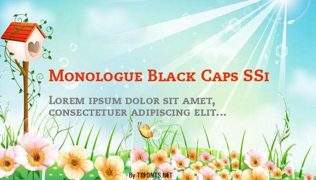 Monologue Black Caps SSi example