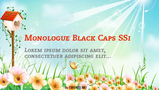 Monologue Black Caps SSi example