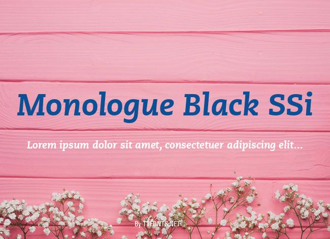 Monologue Black SSi example