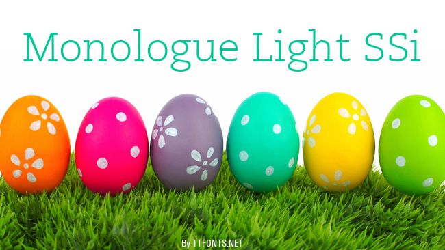 Monologue Light SSi example