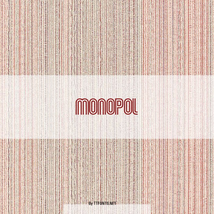 Monopol example