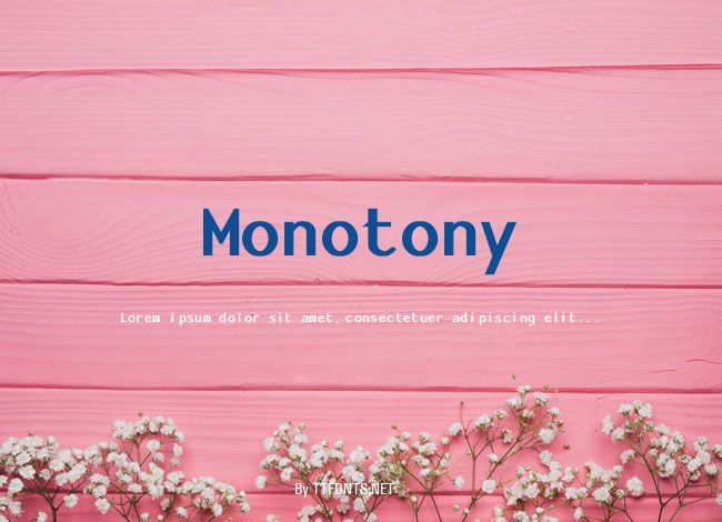 Monotony example