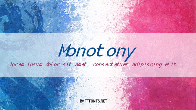 Monotony example