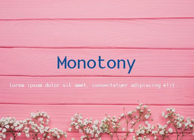Monotony example