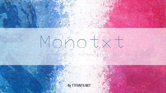 Monotxt example