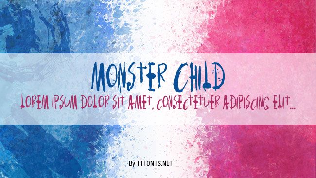 Monster Child example