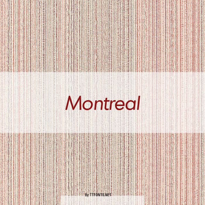 Montreal example