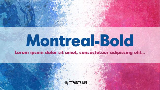 Montreal-Bold example