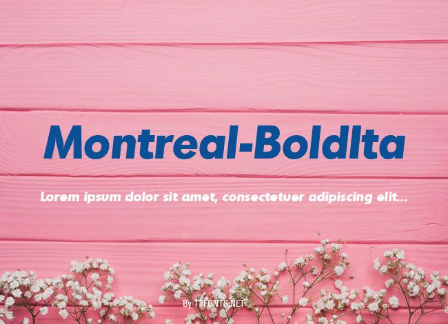 Montreal-BoldIta example