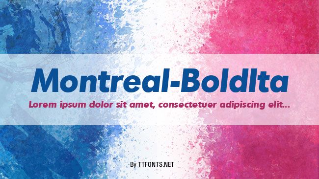 Montreal-BoldIta example